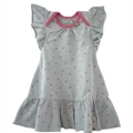 Eeni Meeni Miini Moh Baby Dress Grey/Watermelon Star